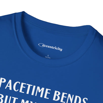 "SpaceTime Bends" Premium Physics Shirt