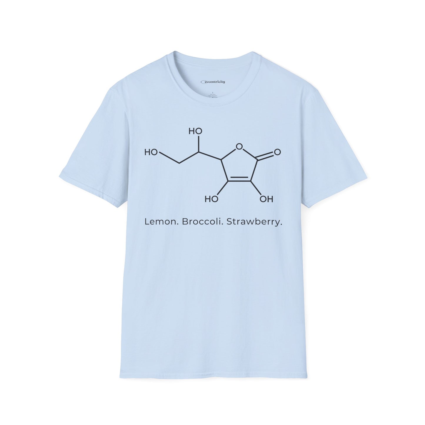 "Ascorbic Acid. Lemon. Broccoli. Strawberry" - An Ultimate Tee for Chemistry Lovers🧪⚡