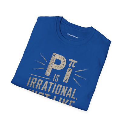 "Pi is Irrational 002" Premium Physics Shirt