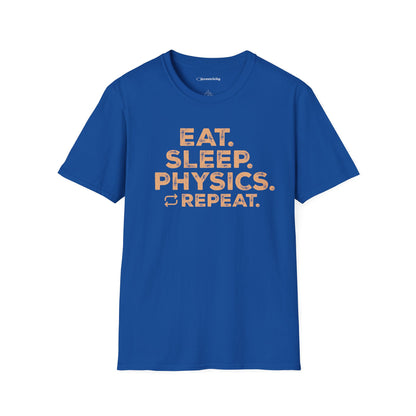 "Eat Sleep Physics" Premium Physics Shirt