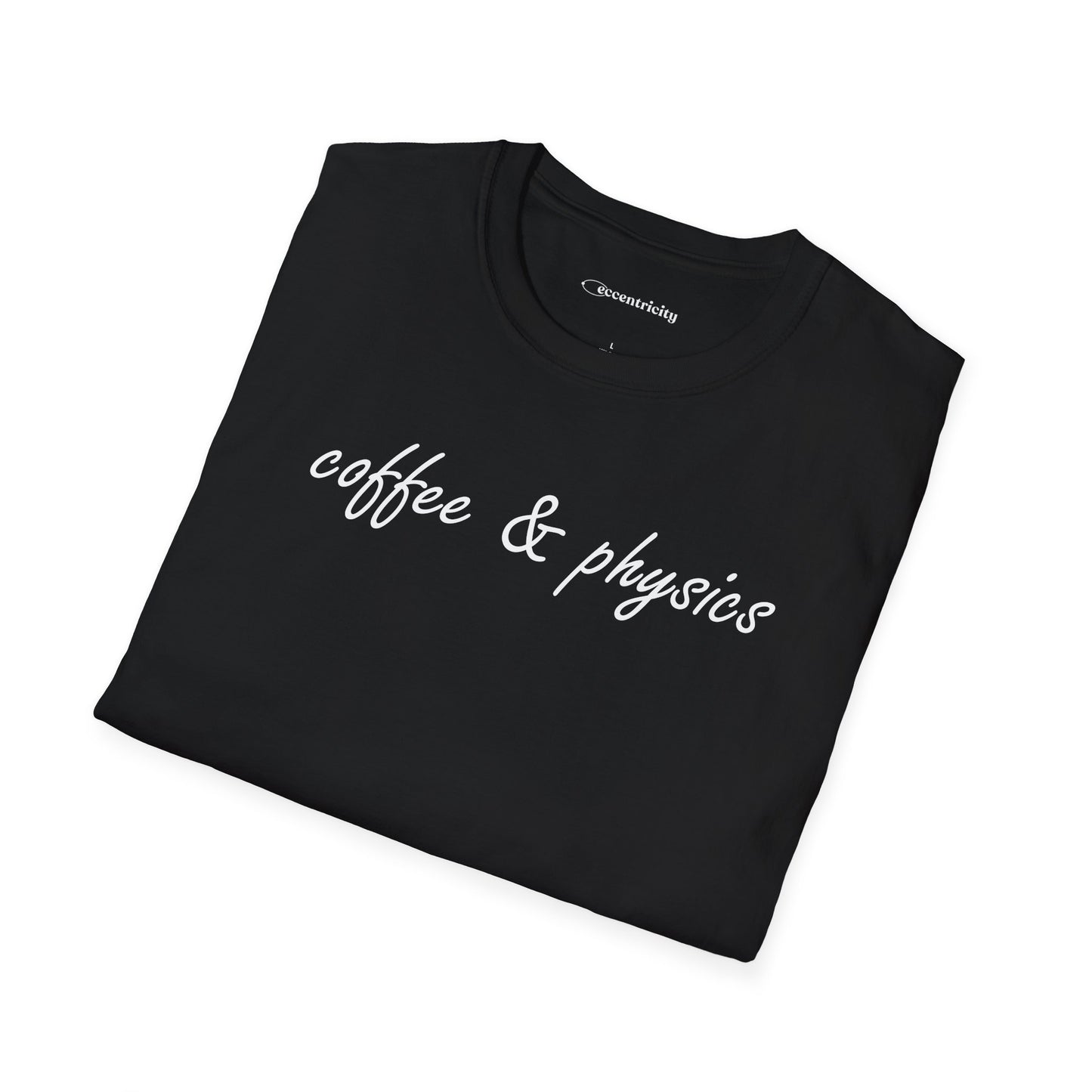 "Coffee & Physics" Unisex Softstyle Tee