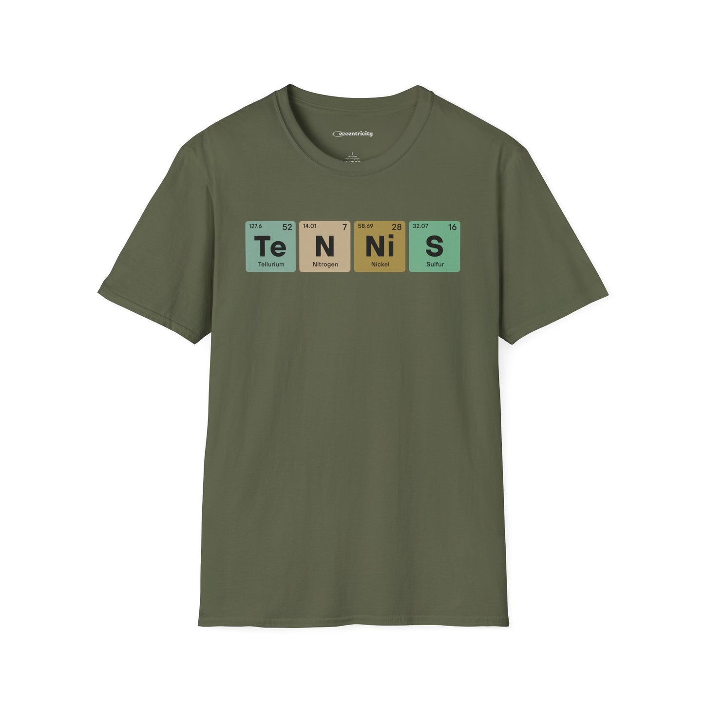 "Periodic Tennis Vintage" - Premium Physics Shirt