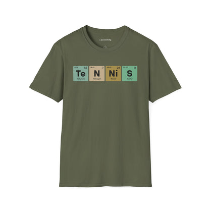 "Periodic Tennis Vintage" - Premium Physics Shirt