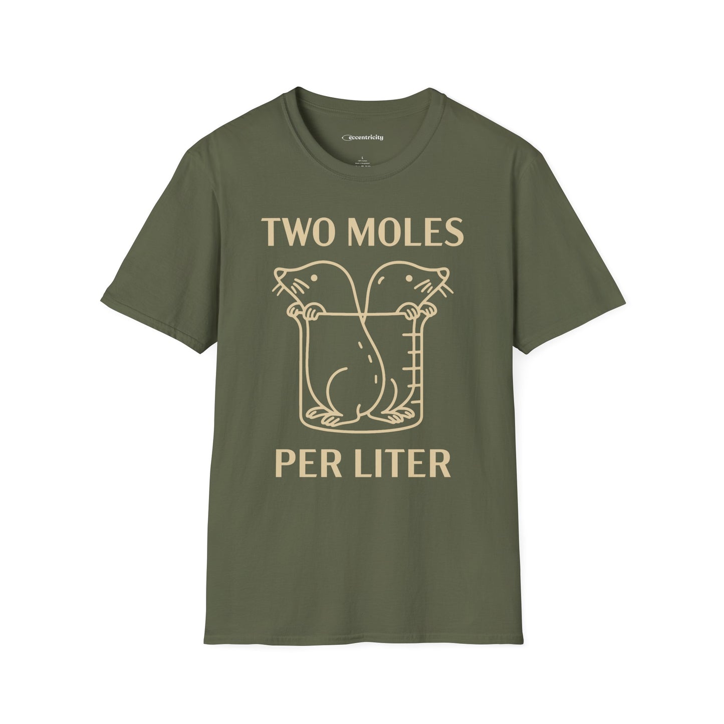 "Two Moles Per LIter" - An Ultimate Tee for Chemistry Lovers 🧪⚡