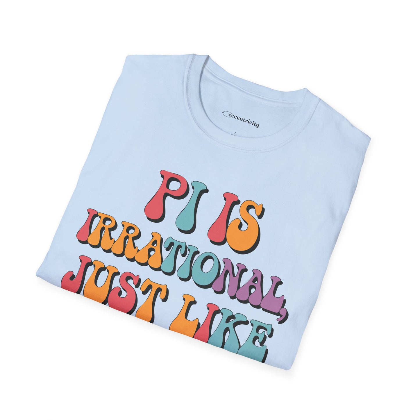"Pi is Irrational 70s" Premium Physics Shirt