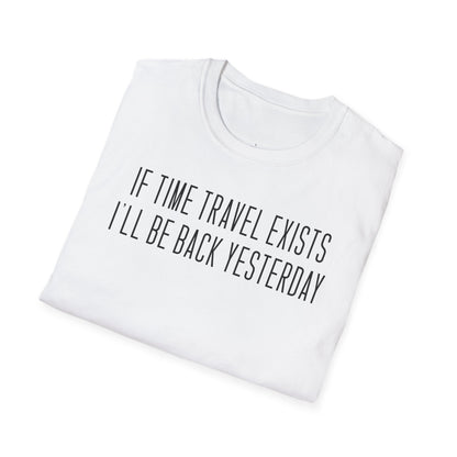 "If Time Travel Exists 0.2" Premium Physics Shirt