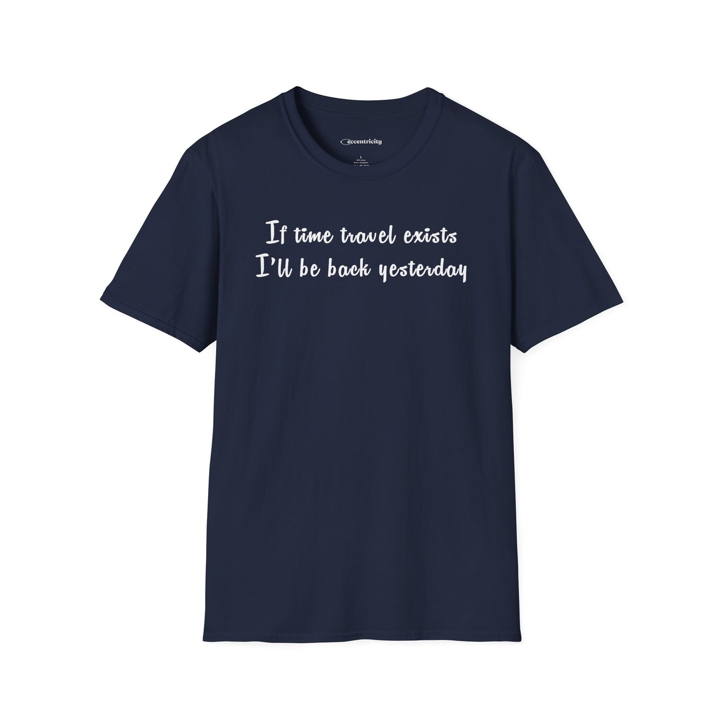 "If time travel exists 002" Premium Physics Shirt
