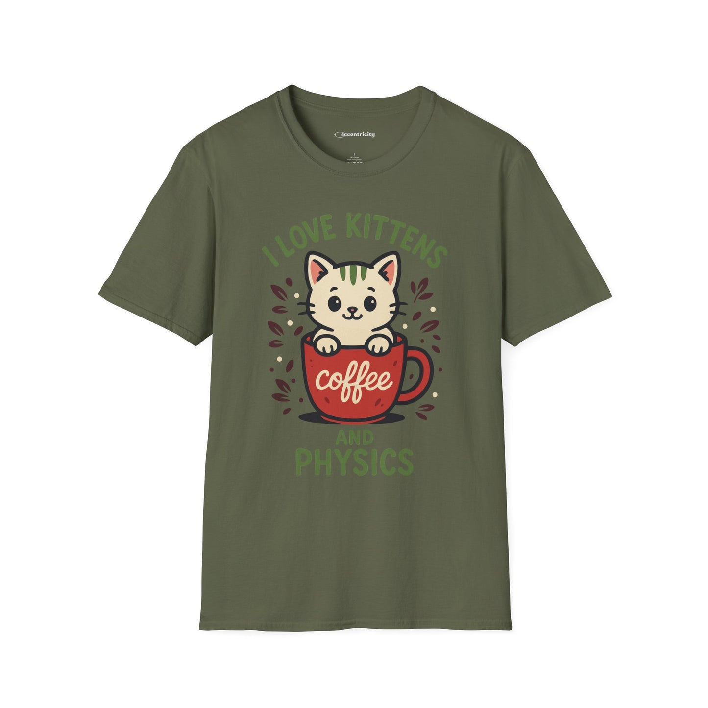 "I Love Kittens and Physics" - Premium Physics Shirt