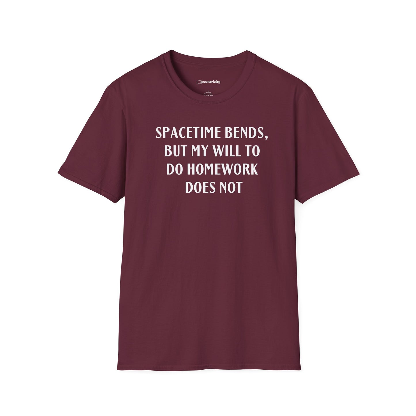 "SpaceTime Bends" Premium Physics Shirt