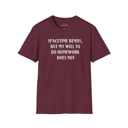 "SpaceTime Bends" Premium Physics Shirt