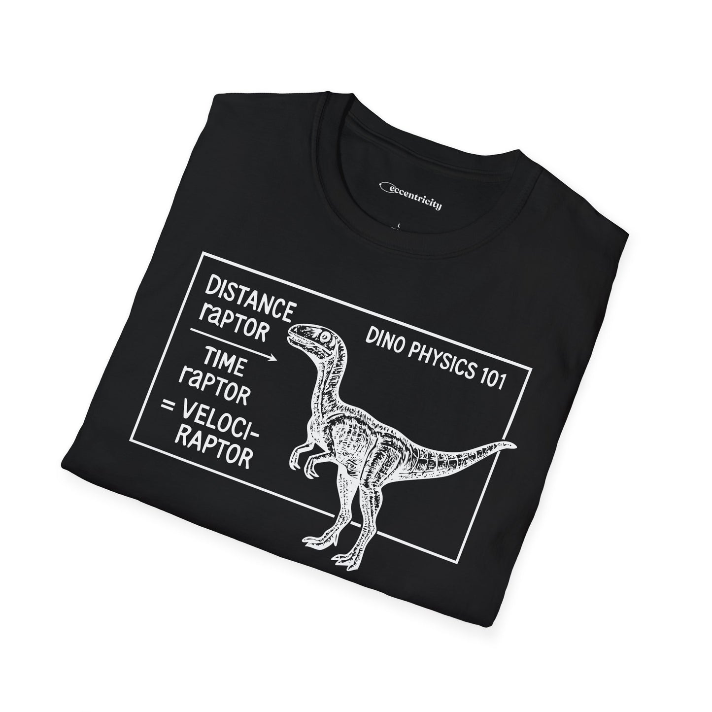 "Velociraptor" - Physics T-shirt; The Ultimate Tee for Physicists🧪⚡