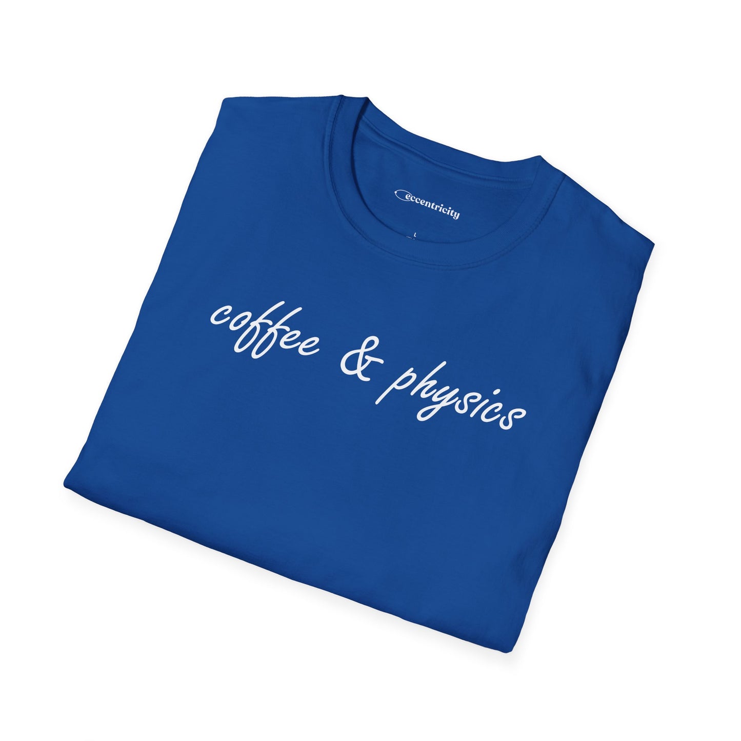 "Coffee & Physics" Unisex Softstyle Tee