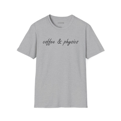 "Coffee & Physics" Unisex Softstyle Tee