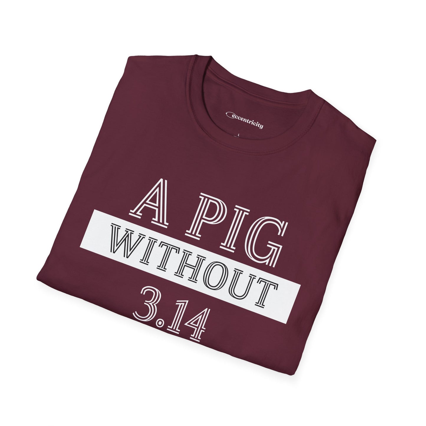 "A Pig without 3.14" dark Premium Physics Shirt