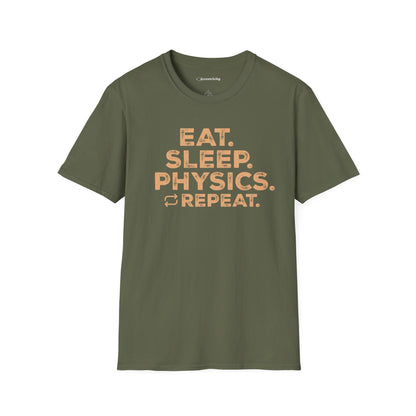 "Eat Sleep Physics" Premium Physics Shirt