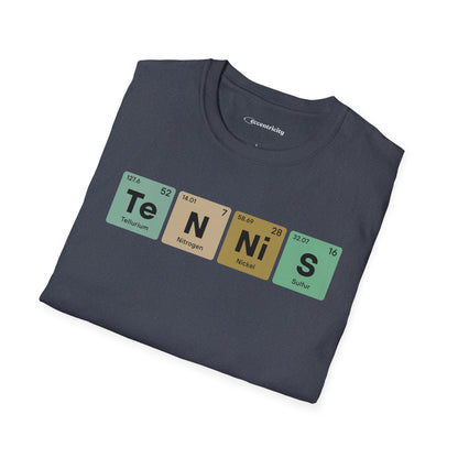 "Periodic Tennis Vintage" - Premium Physics Shirt