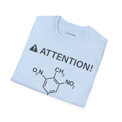 "Attention-TNT-May explode" - Premium Science Shirt🧪⚡