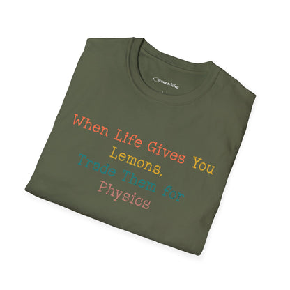 "Trade Lemons for Physics" Premium Physics Shirt