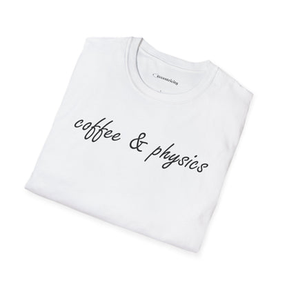 "Coffee & Physics" Unisex Softstyle Tee
