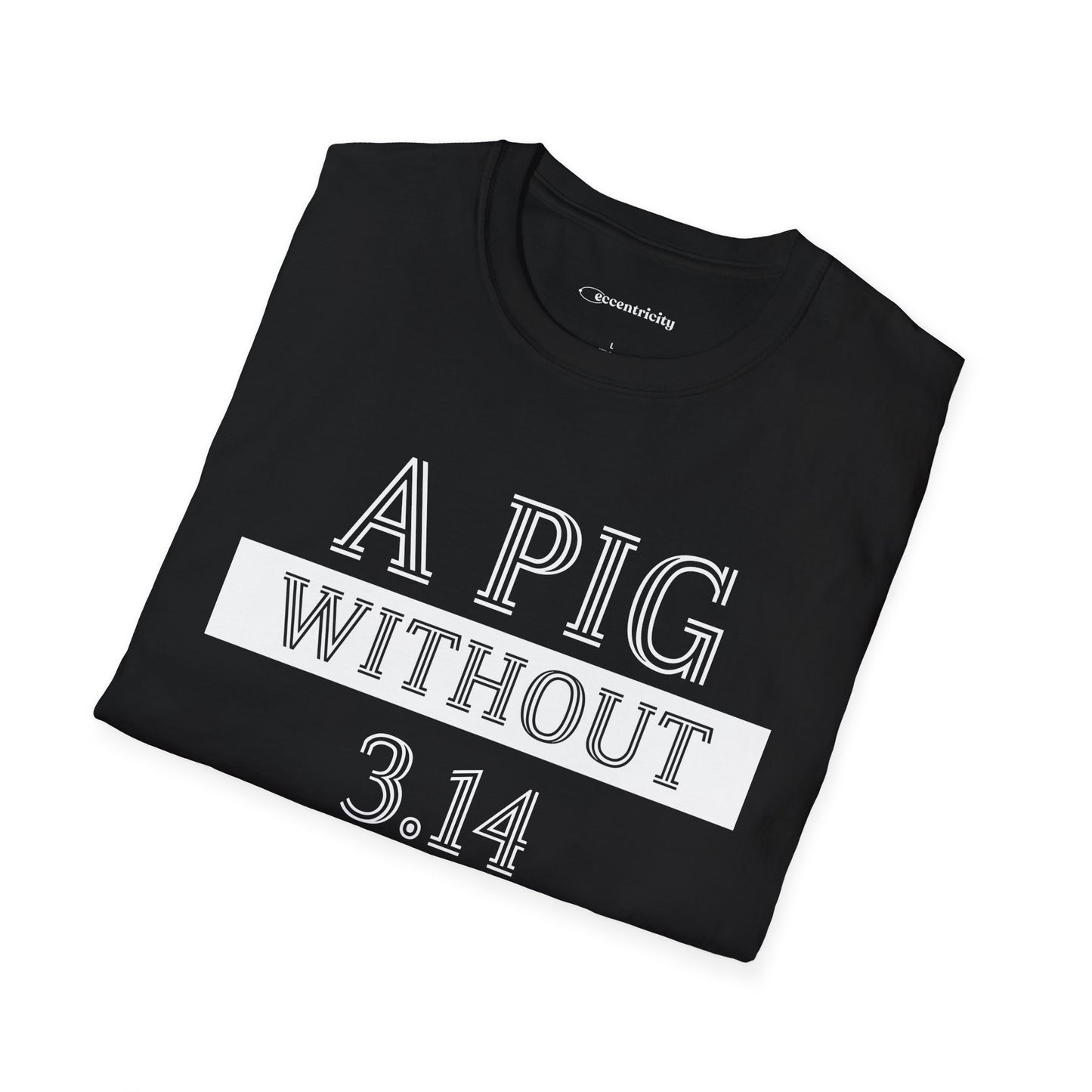 "A Pig without 3.14" dark Premium Physics Shirt