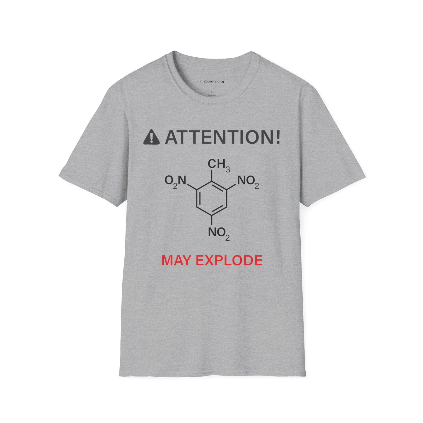 "Attention-TNT-May explode" - Premium Science Shirt🧪⚡
