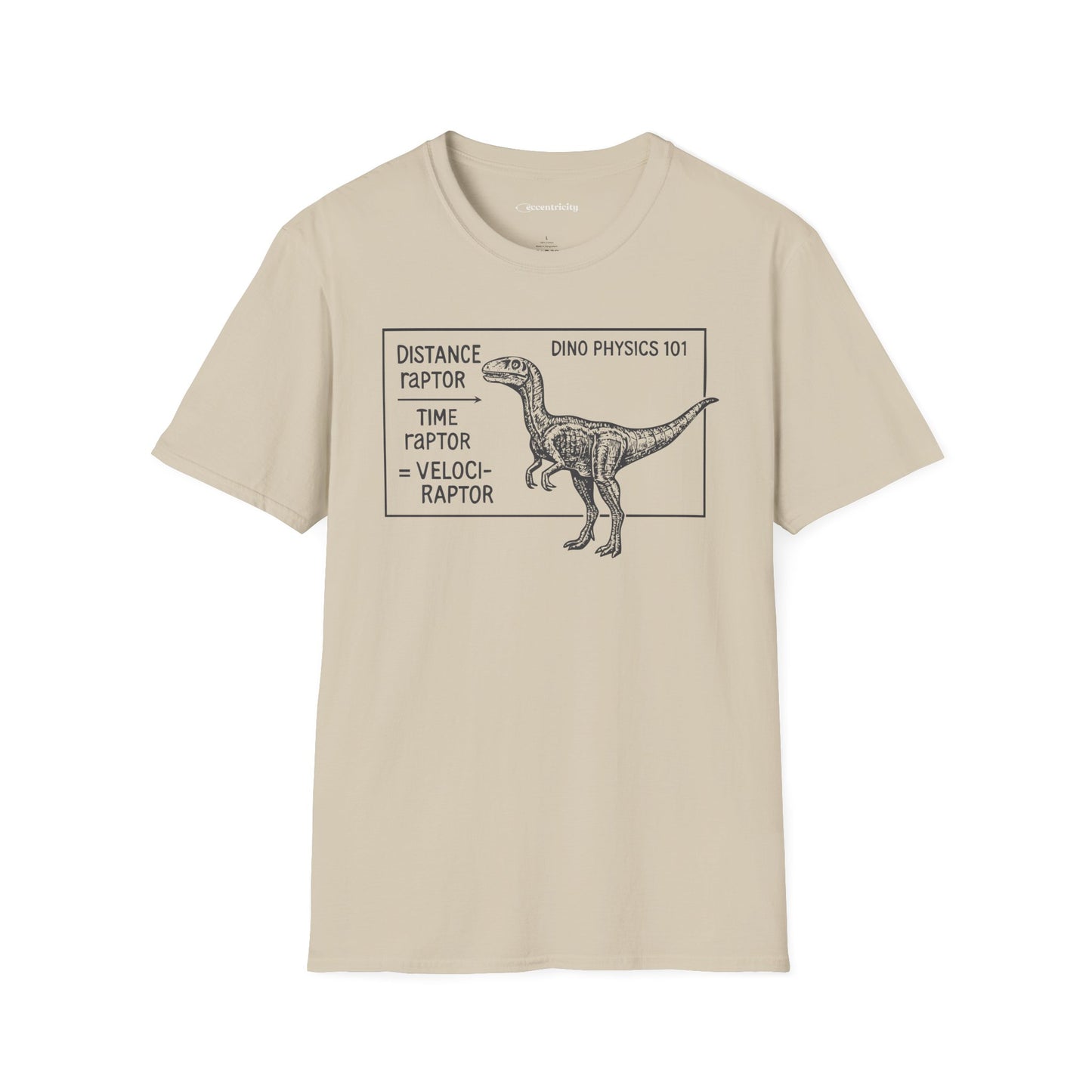 "Velociraptor" - Physics T-shirt; The Ultimate Tee for Physicists🧪⚡