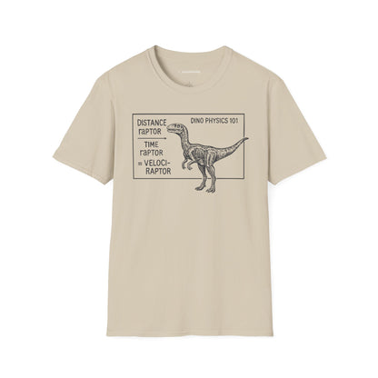 "Velociraptor" - Physics T-shirt; The Ultimate Tee for Physicists🧪⚡