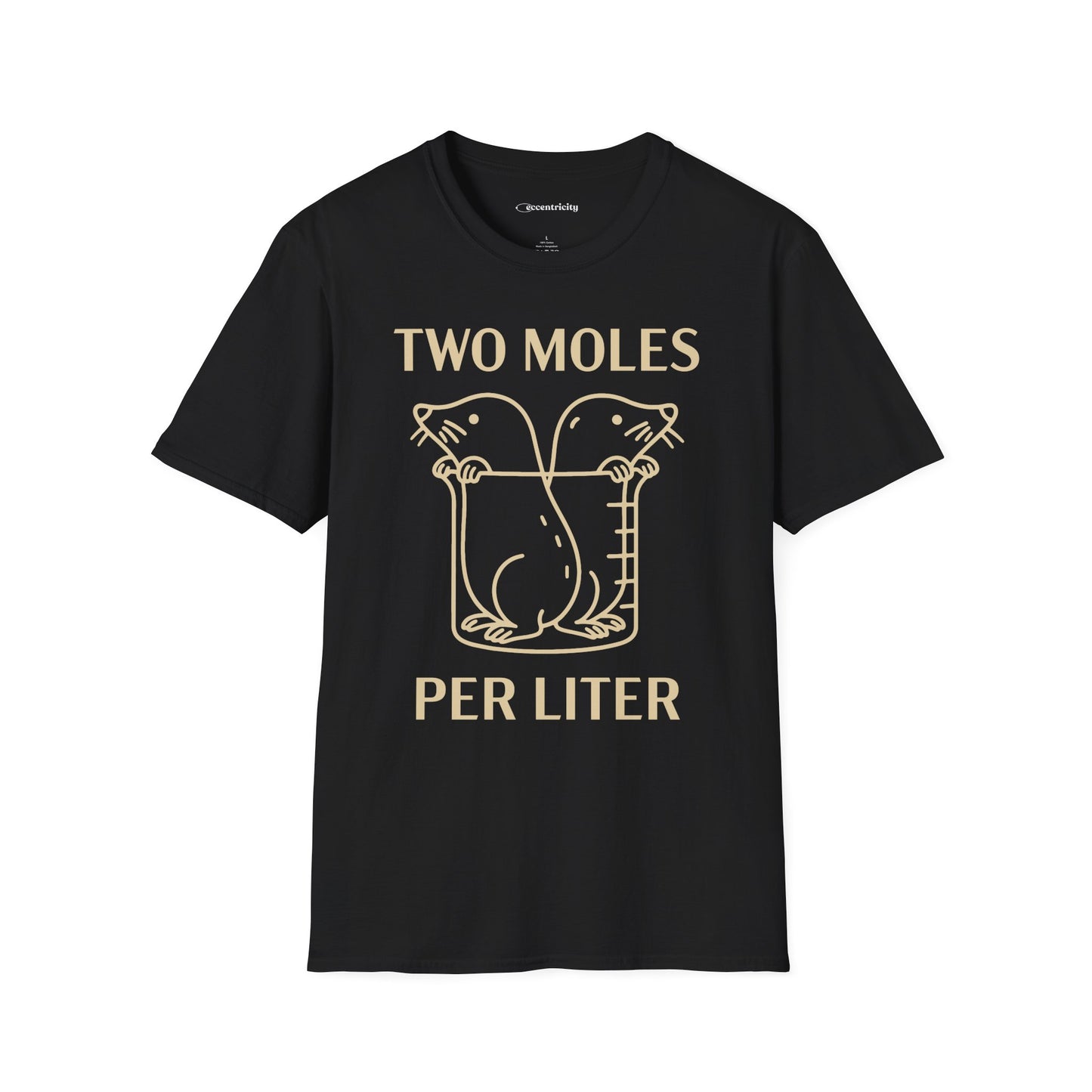 "Two Moles Per LIter" - An Ultimate Tee for Chemistry Lovers 🧪⚡
