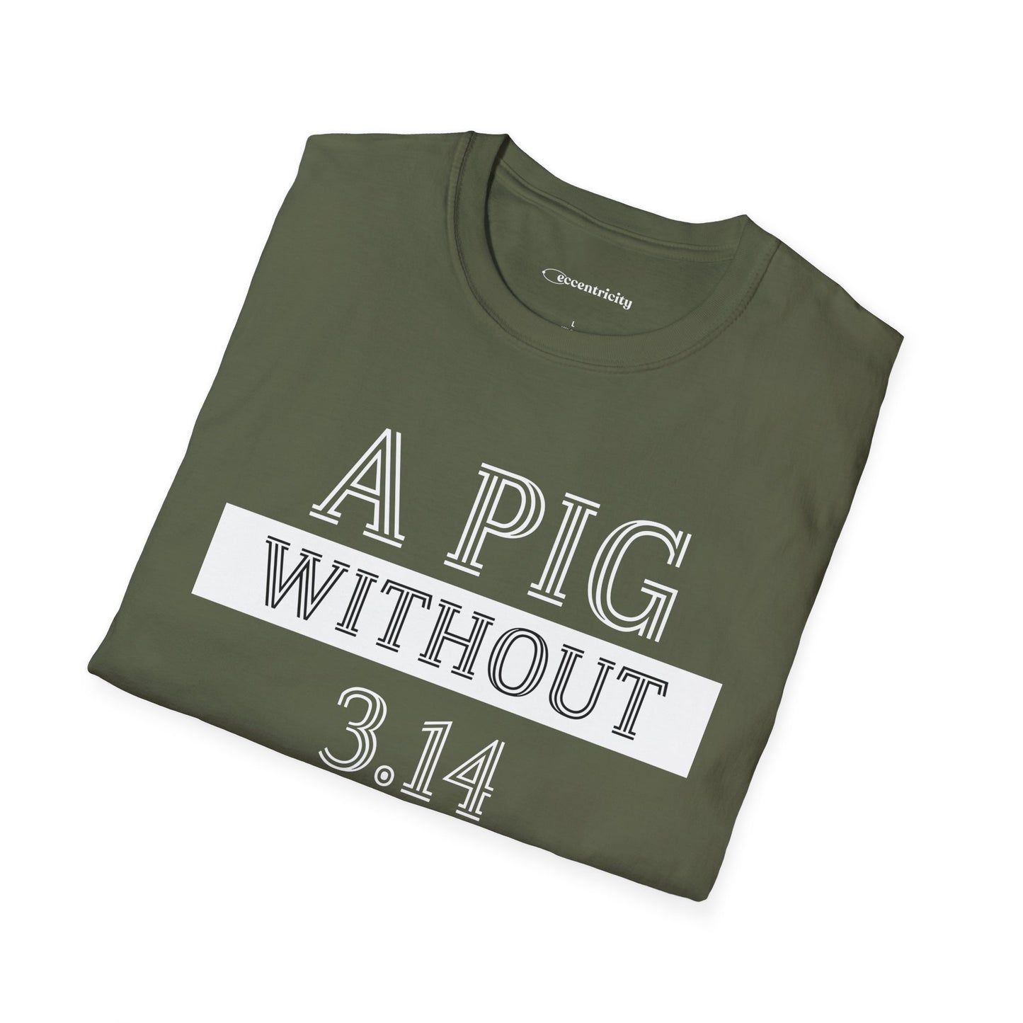"A Pig without 3.14" dark Premium Physics Shirt