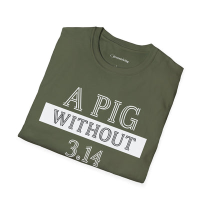 "A Pig without 3.14" dark Premium Physics Shirt