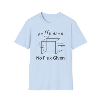 "No Flux Given" The Ultimate Tee for Physics Lovers 🧪⚡