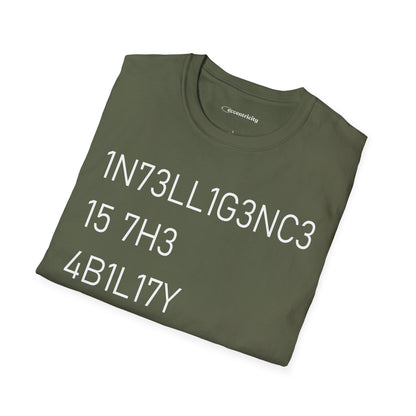 "Intelligence Is The Ability To Adapt To Change" - Premium Science Shirt