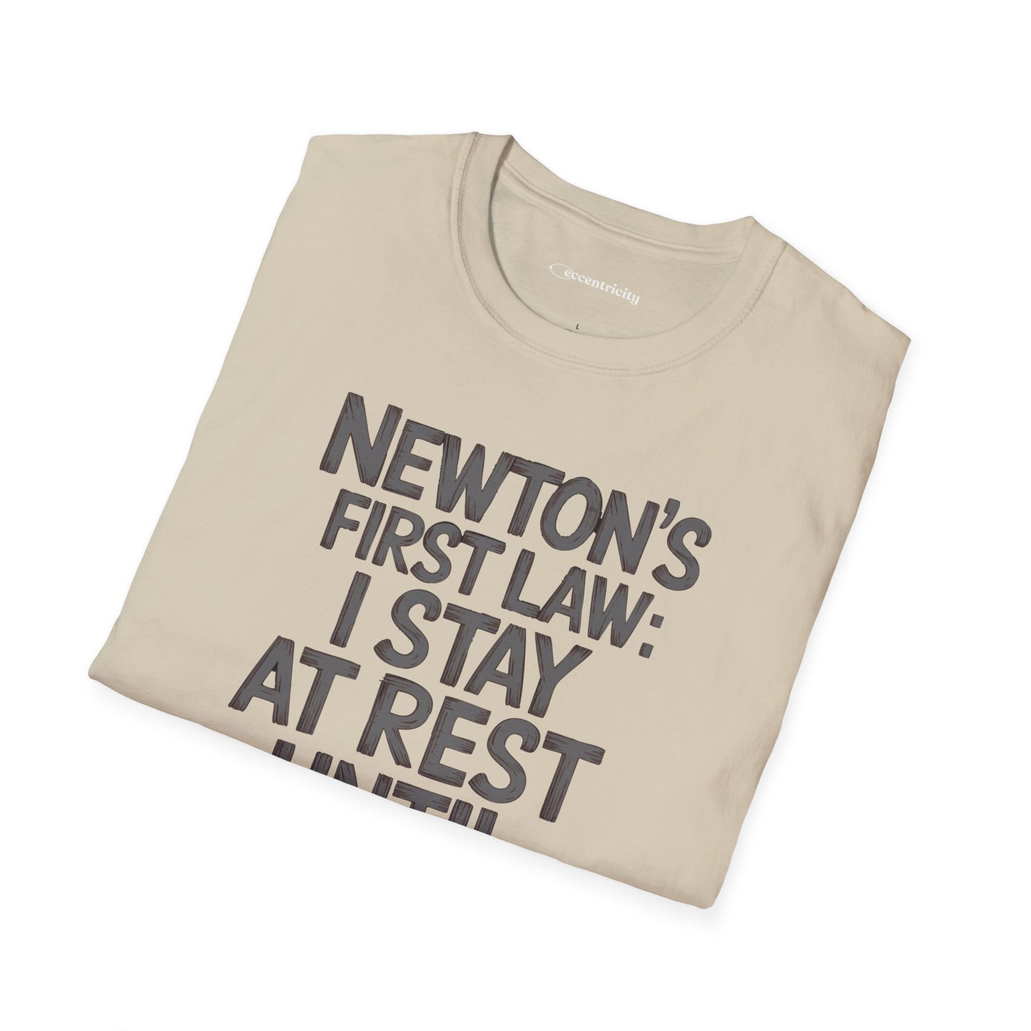 Newton's First Law : Until Coffee is Applied - Premium Physics Shirt
