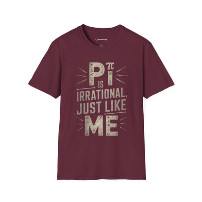"Pi is Irrational 002" Premium Physics Shirt