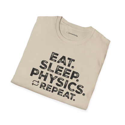 "Eat Sleep Physics" Premium Physics Shirt