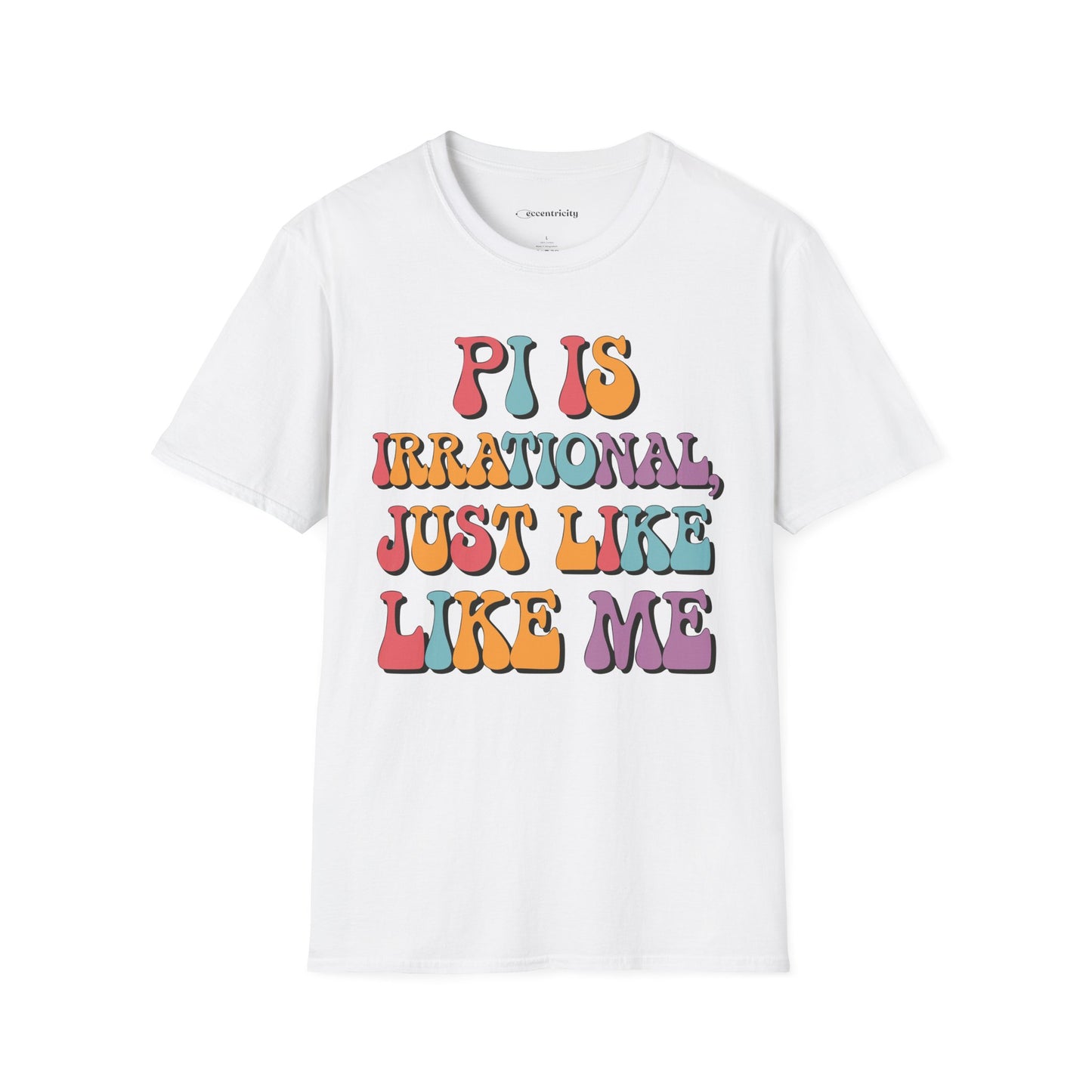 "Pi is Irrational 70s" Premium Physics Shirt