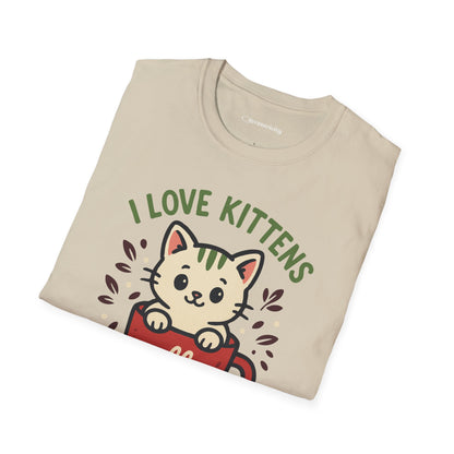 "I Love Kittens and Physics" - Premium Physics Shirt