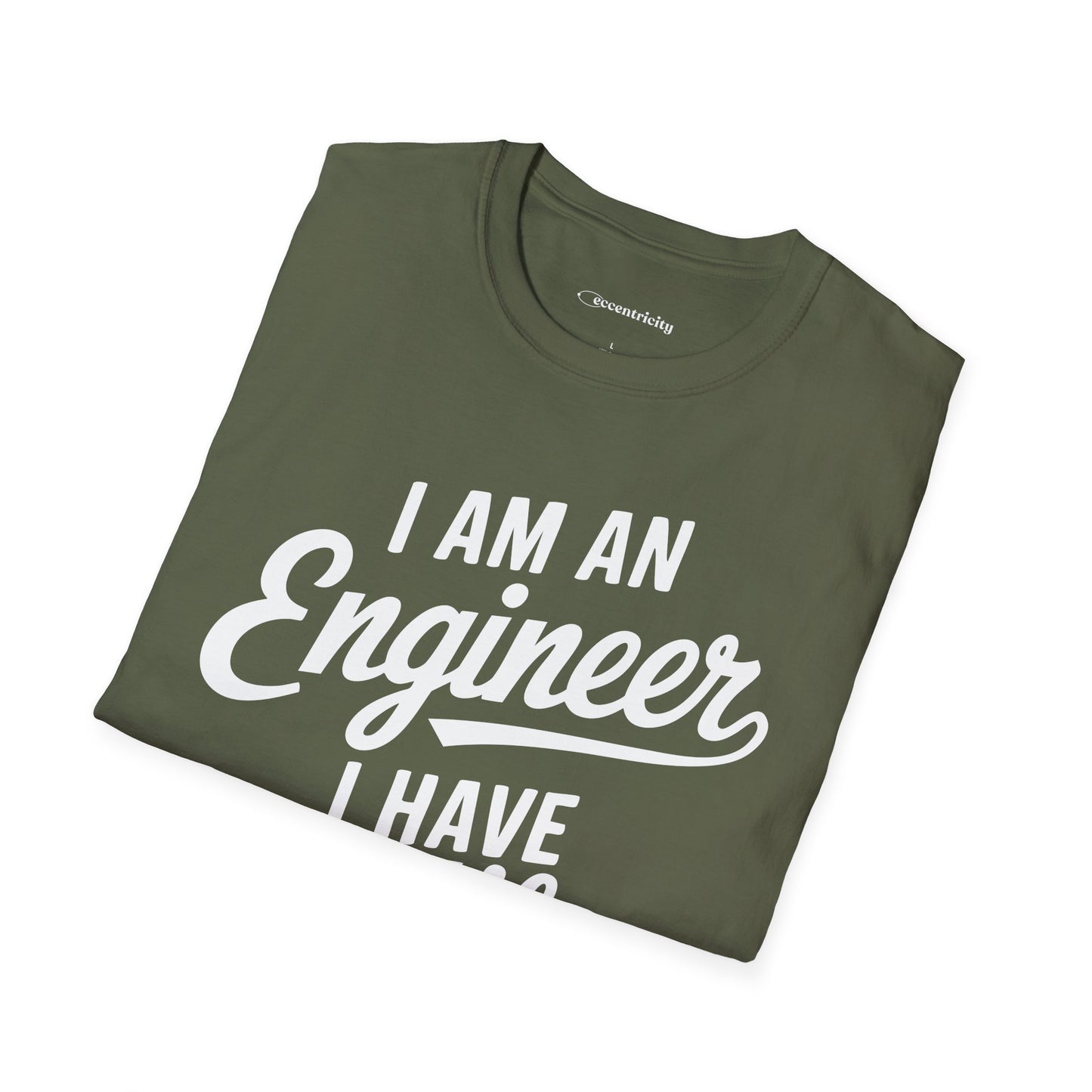"I am an Engineer 002" Premium Physics Shirt