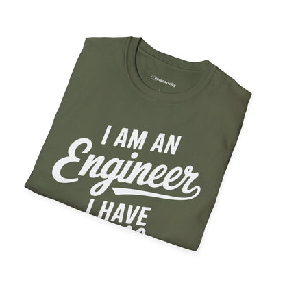 "I am an Engineer 002" Premium Physics Shirt
