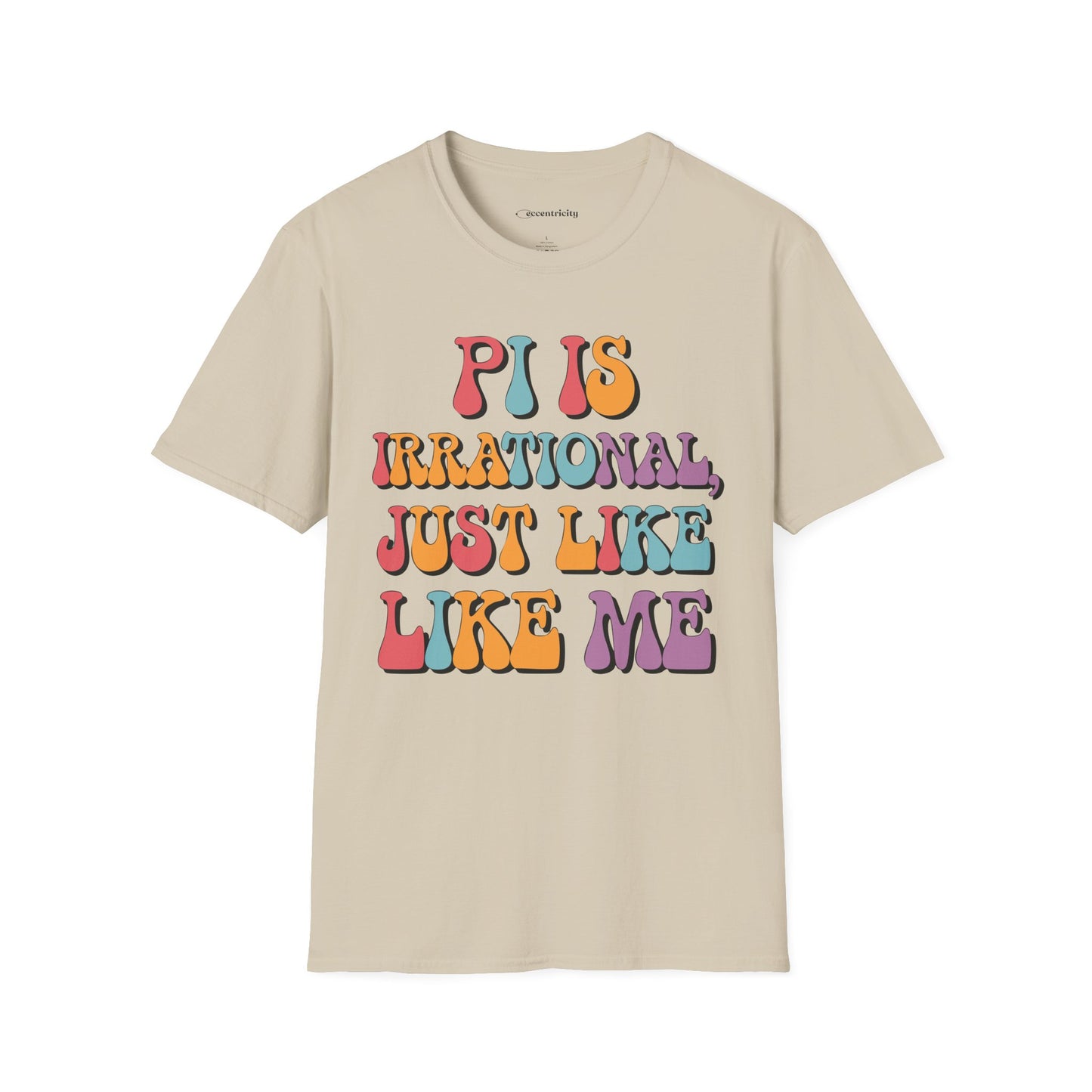 "Pi is Irrational 70s" Premium Physics Shirt