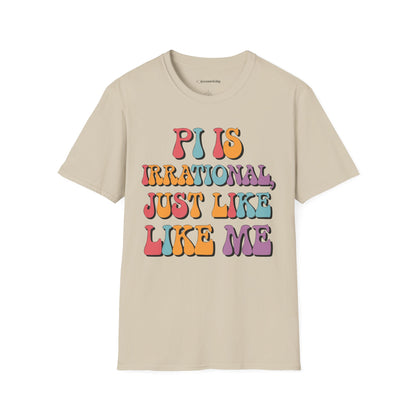 "Pi is Irrational 70s" Premium Physics Shirt
