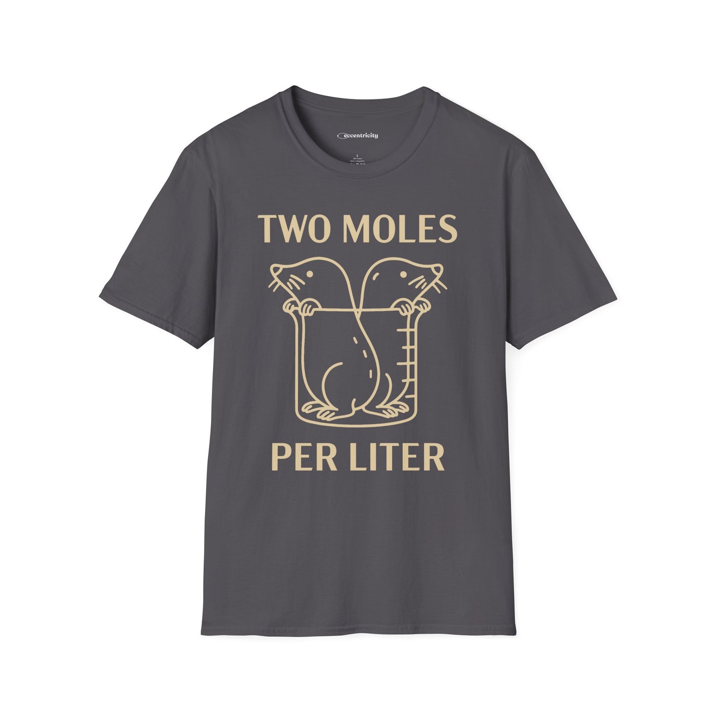 "Two Moles Per LIter" - An Ultimate Tee for Chemistry Lovers 🧪⚡