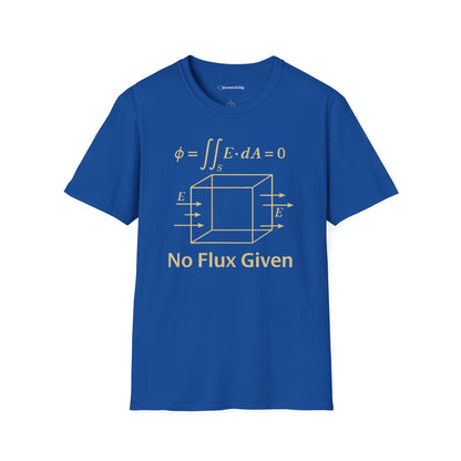"No Flux Given" The Ultimate Tee for Physics Lovers 🧪⚡
