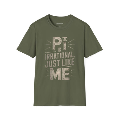 "Pi is Irrational 002" Premium Physics Shirt