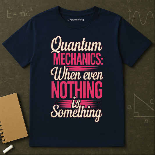 "Quantum Mechanics 002" dark Premium Physics Shirt