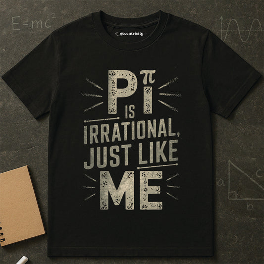 "Pi is Irrational 002" Premium Physics Shirt