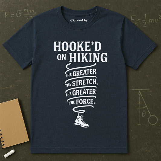 "Hooke'd on Hiking" - Premium Physics Shirt
