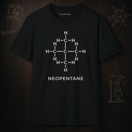 NEOPENTANE Structural Formula - An Ultimate Tee for Chemistry Lovers🧪⚡