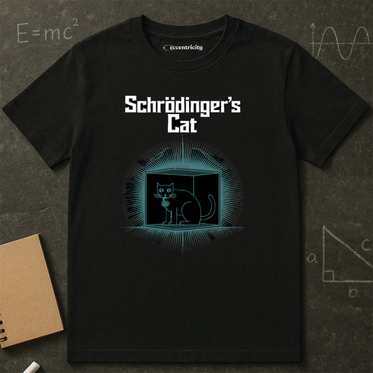 "Schrodinger's Cat 003" Premium Physics Shirt