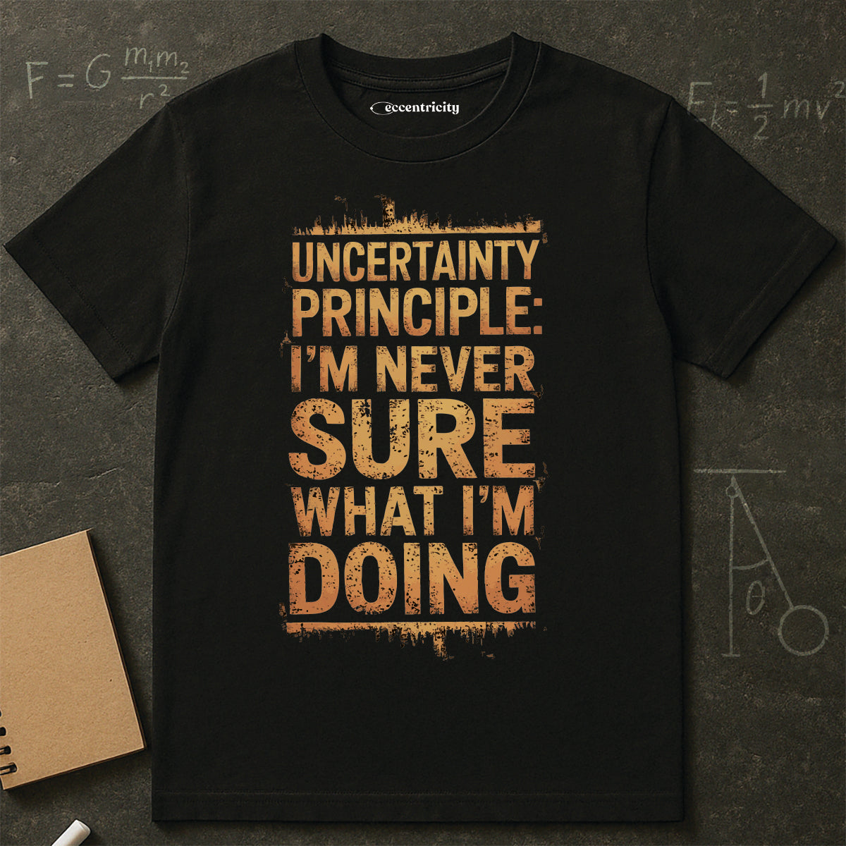 "Uncertainty Principle 003" Premium Physics Shirt